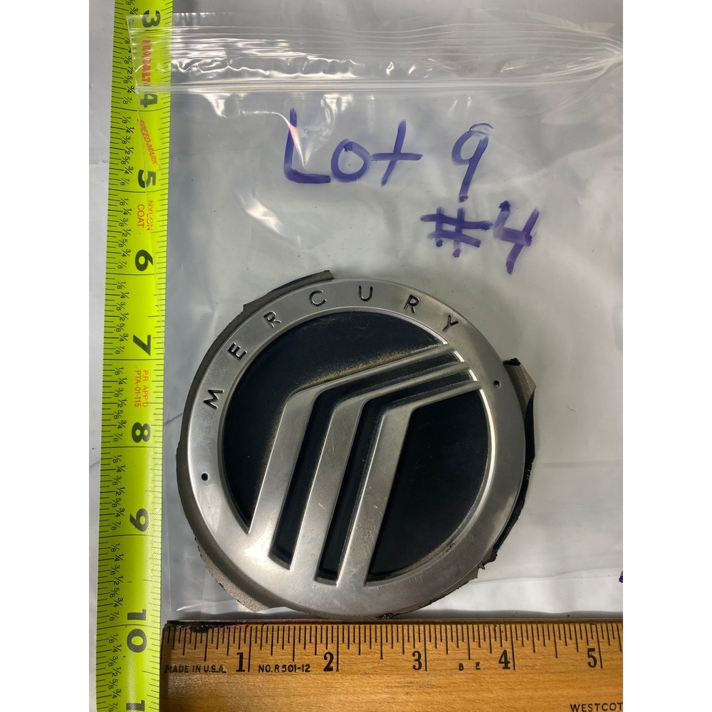 Mercury Wheel Center Cap Silver Black OEM Factory Hubcap Emblem